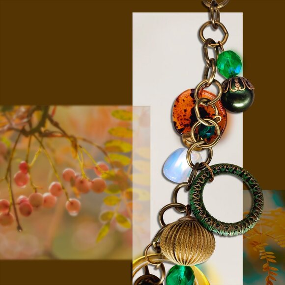 FALL FINERY Vintage Anthropologie Tassel Necklace - Picture 2 of 2